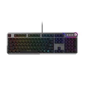 MSI Gaming Gear STRIKE 600 Wired Gaming Keyboard with Kailh Midnight Pro MYSTIC LIGHT RGB (6M)
