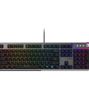 MSI Gaming Gear STRIKE 600 Wired Gaming Keyboard with Kailh Midnight Pro MYSTIC LIGHT RGB (6M)